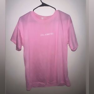 Still a baby girl pink tshirt